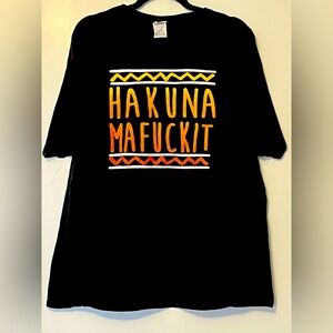 Amazon- black, graphic tee.